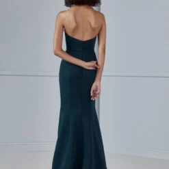 Agnes -Bridal Shop 03 Bridesmaids AGNES GB153A Strapless Fittoflare Faille Back scaled