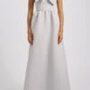 Abby -Bridal Shop Amsale Bridesmaids ABBY GB289A Faille Straplessdress Bow DirndallSkirt Front1