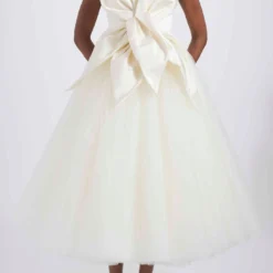 Oversized 3D Flower Dress