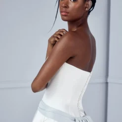 Blue Sash - Amsale Archive