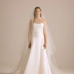 R446V - Floral Cathedral Butterfly Veil