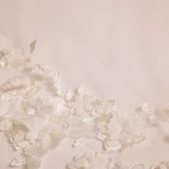 R446V - Floral Cathedral Butterfly Veil -Bridal Shop NouvelleAmsale Bridal VEIL R446V 3DFloral ButterflyVeil Mood1 scaled